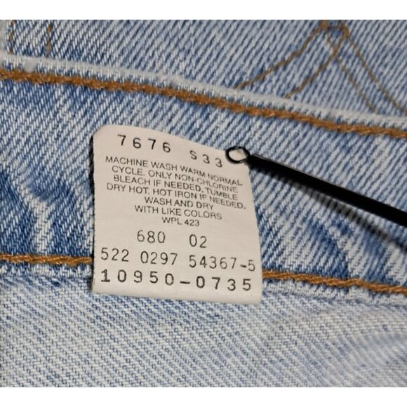 VIntage 90s Levis Size 11 950 Orange Tab Mom Jeans Relaxed Tapered USA - Picture 7 of 13
